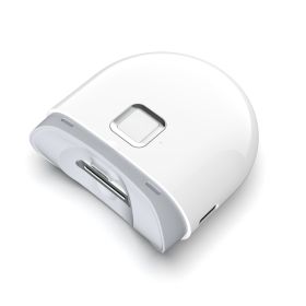 Intelligent Full-automatic Double Gear Electric Nail Clipper (Color: White)