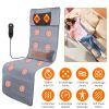 Full Body Electric Massage Mat with Heat Vibration Massage Pad Cushion Back Massage Mattress Chair Pad with Neck Massage Pillow with 10 Vibration Moto