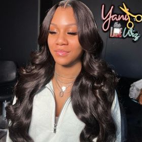 Brazilian Water Wave Lace Frontal Wigs Human Hair Wig For Women 30 32Inch 13x4 Hd Transparent 13x6 Body Wave Lace Front Wig (Stretched Length, Density: 26inches, 150%, Hair Color: 13X4 lace wig)
